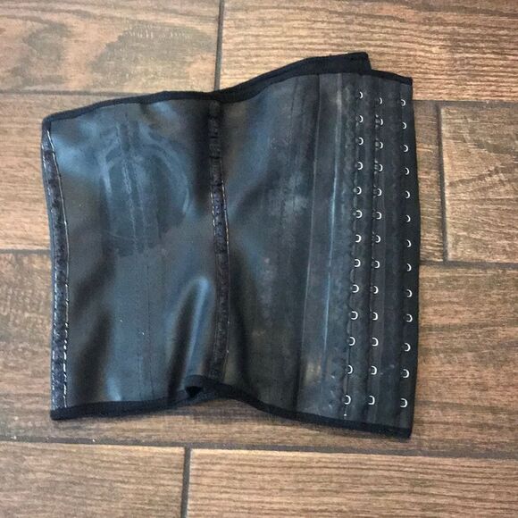 ANN CHERY BLACK TRAINER CORCET SIZE 32 - Picture 5 of 9